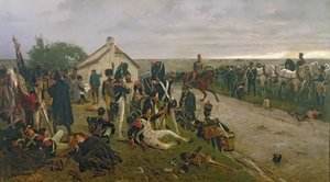 Morgenen i slaget ved Waterloo: Franskmændene afventer Napoleons ordre, 1876